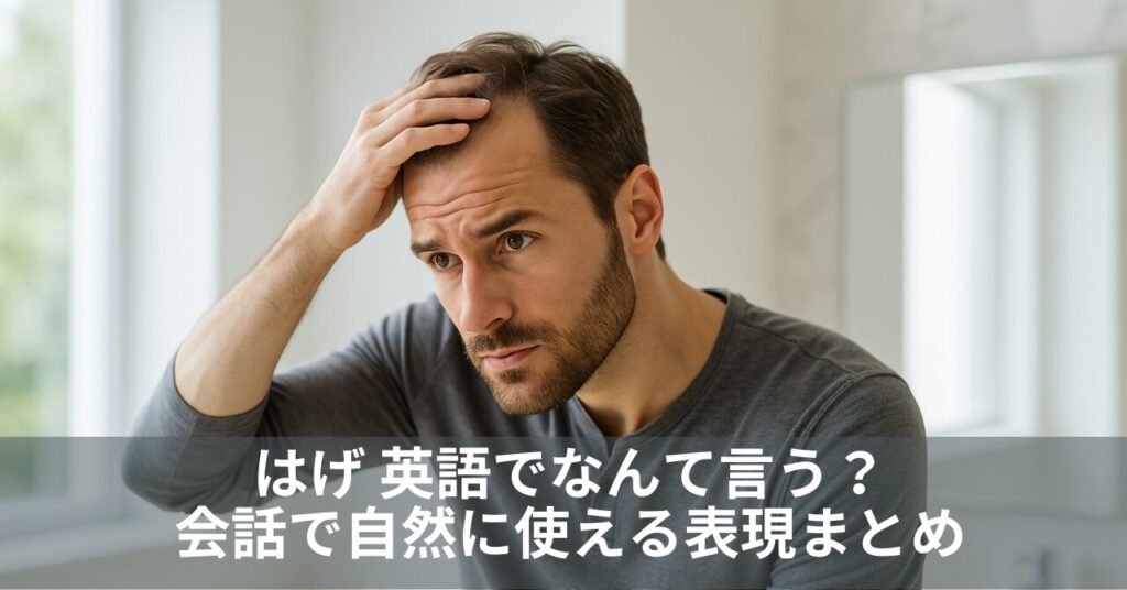 はげ 英語でなんて言う？会話で自然に使える表現まとめ