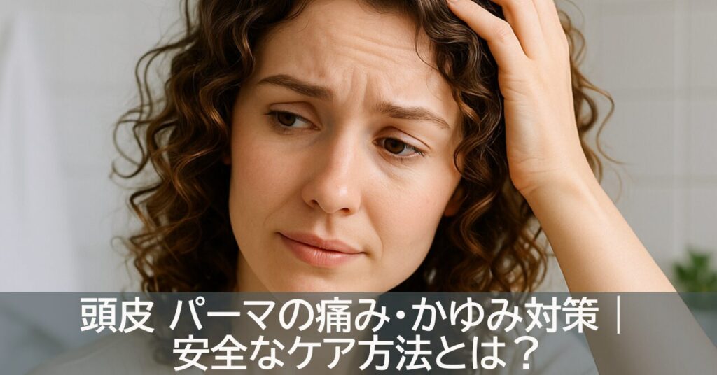 頭皮 パーマの痛み・かゆみ対策｜安全なケア方法とは？