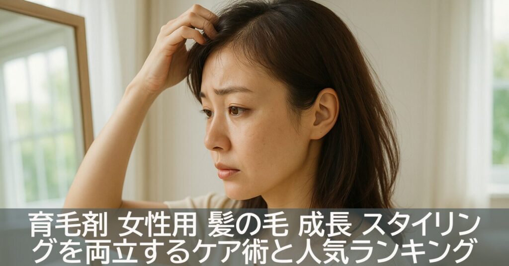 育毛剤 女性用 髪の毛 成長 スタイリングを両立するケア術と人気ランキング