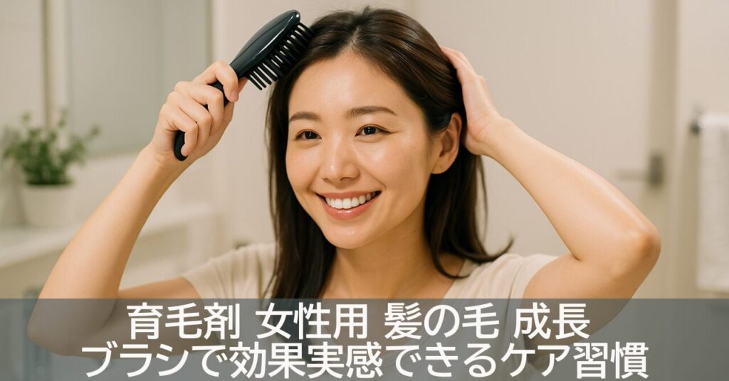 育毛剤 女性用 髪の毛 成長 ブラシで効果実感できるケア習慣