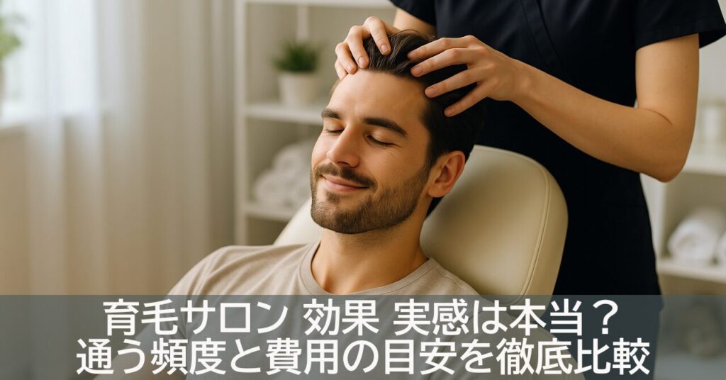 育毛サロン 効果 実感は本当？通う頻度と費用の目安を徹底比較