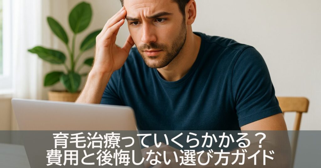 育毛治療っていくらかかる？費用と後悔しない選び方ガイド