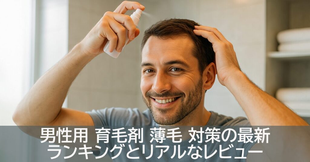男性用 育毛剤 薄毛 対策の最新ランキングとリアルなレビュー