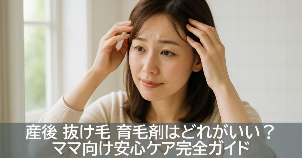 産後 抜け毛 育毛剤はどれがいい？ママ向け安心ケア完全ガイド