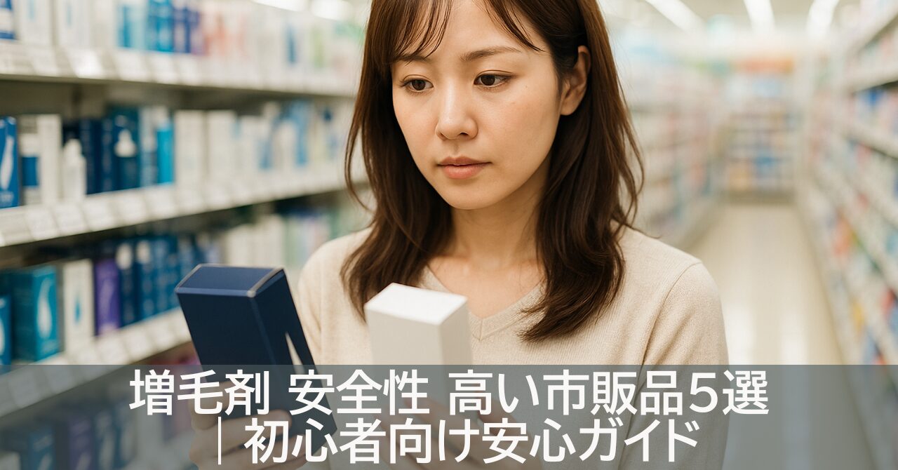 増毛剤 安全性 高い市販品5選｜初心者向け安心ガイド