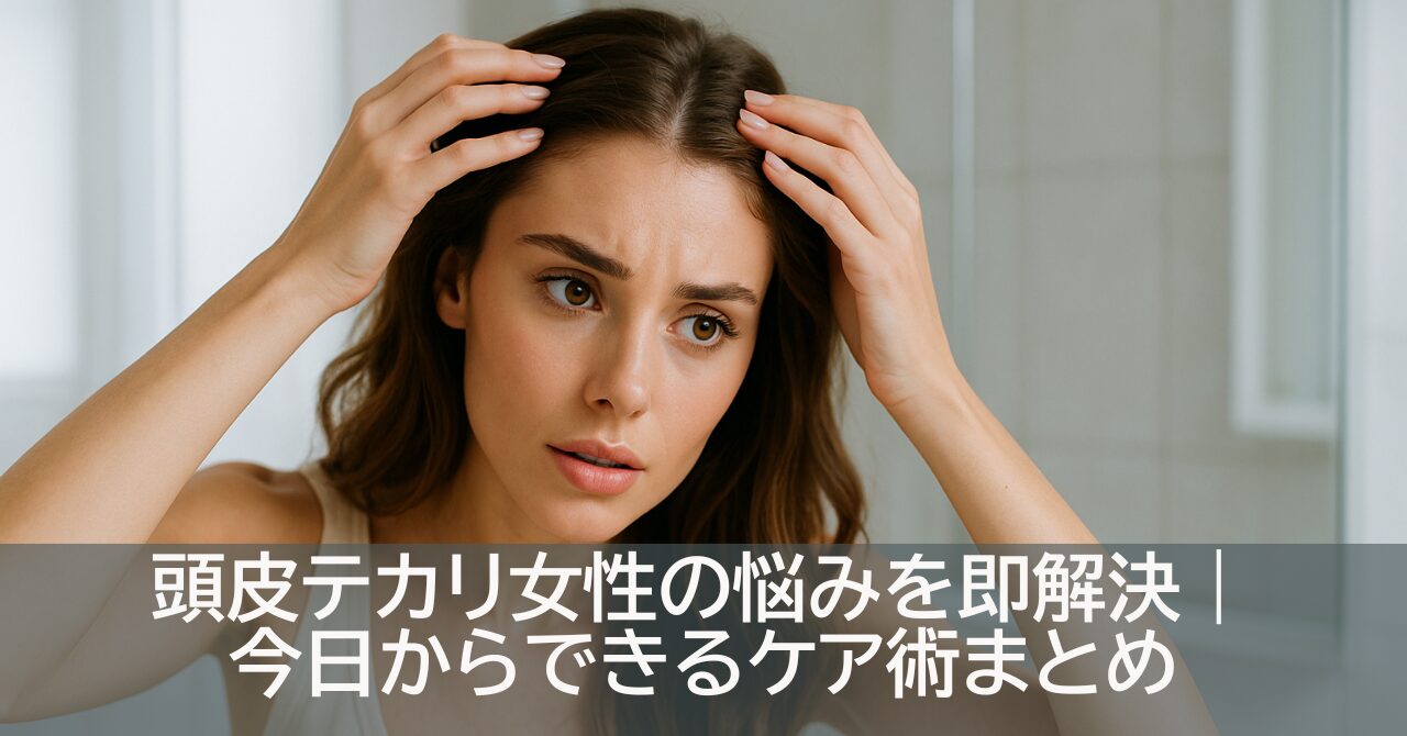 頭皮テカリ女性の悩みを即解決｜今日からできるケア術まとめ
