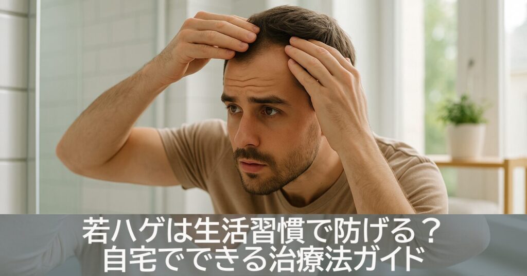 若ハゲは生活習慣で防げる？自宅でできる治療法ガイド