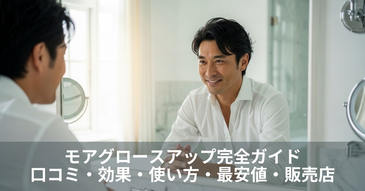 モアグロースアップ完全ガイド｜口コミ・効果・使い方・最安値・販売店まで全部わかる