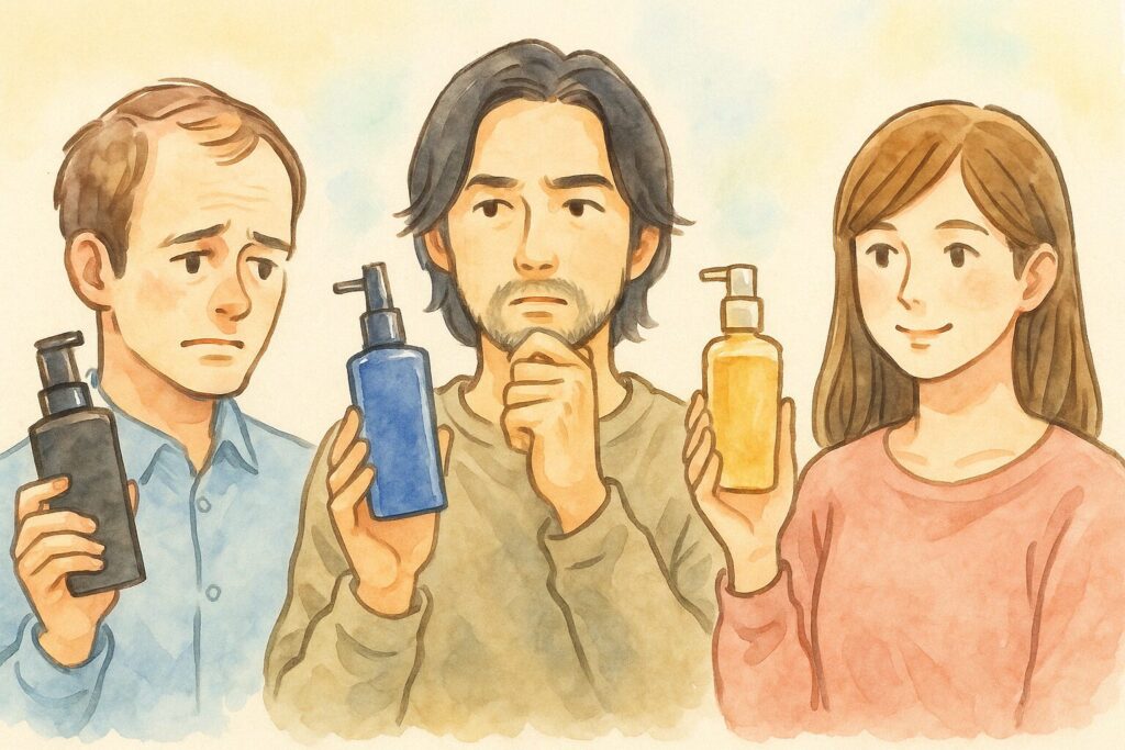 リアップとリデン以外に選択肢は?おすすめ育毛剤と併用ケアを紹介