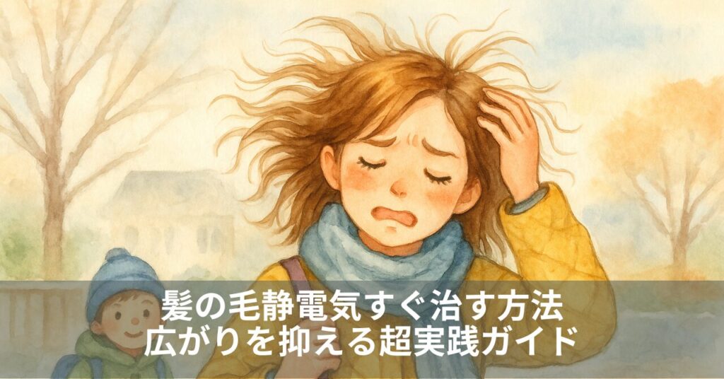 髪の毛静電気すぐ治す方法｜広がりを抑える超実践ガイド