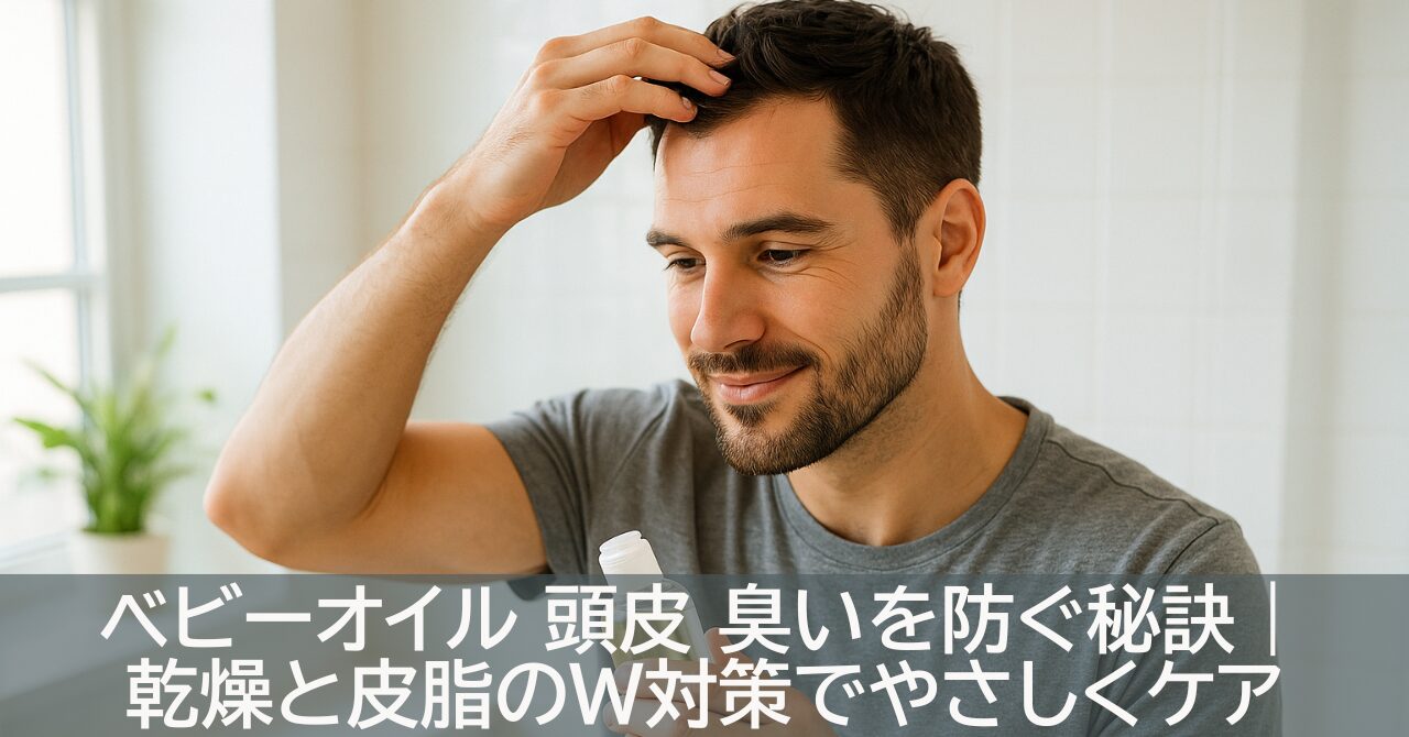 ベビーオイル 頭皮 臭いを防ぐ秘訣｜乾燥と皮脂のW対策でやさしくケア