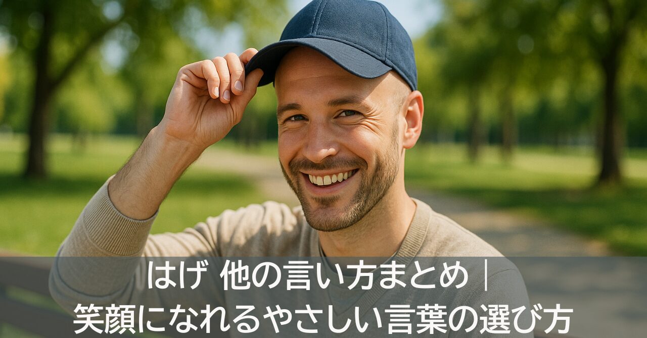 はげ 他の言い方まとめ｜笑顔になれるやさしい言葉の選び方