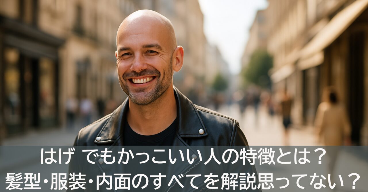 はげ でもかっこいい人の特徴とは？髪型・服装・内面のすべてを解説
