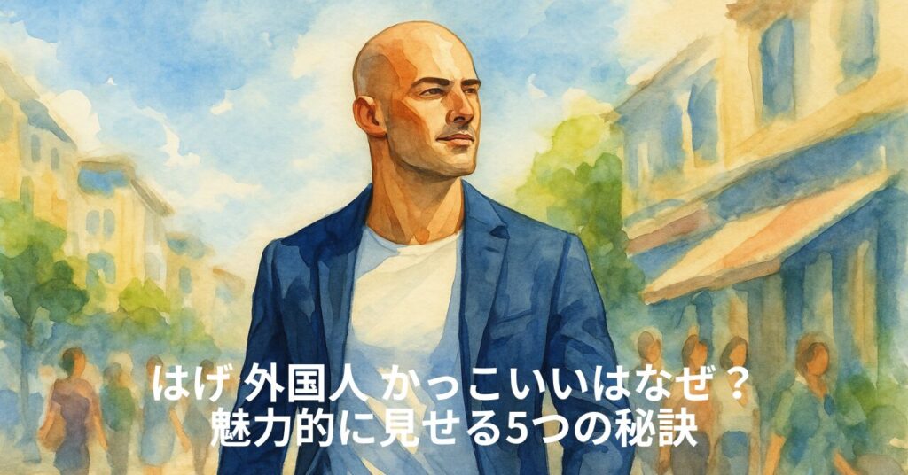はげ 外国人 かっこいいはなぜ？魅力的に見せる5つの秘訣
