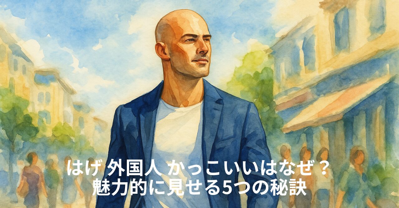 はげ 外国人 かっこいいはなぜ？魅力的に見せる5つの秘訣
