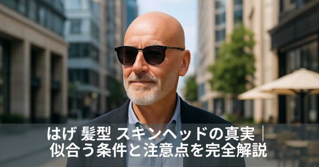 はげ 髪型 スキンヘッドの真実｜似合う条件と注意点を完全解説