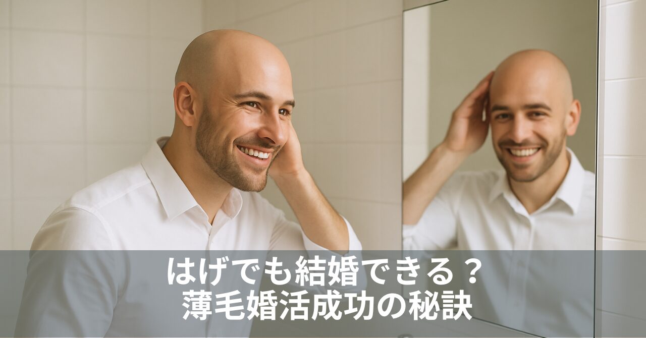 はげでも結婚できる？薄毛婚活成功の秘訣