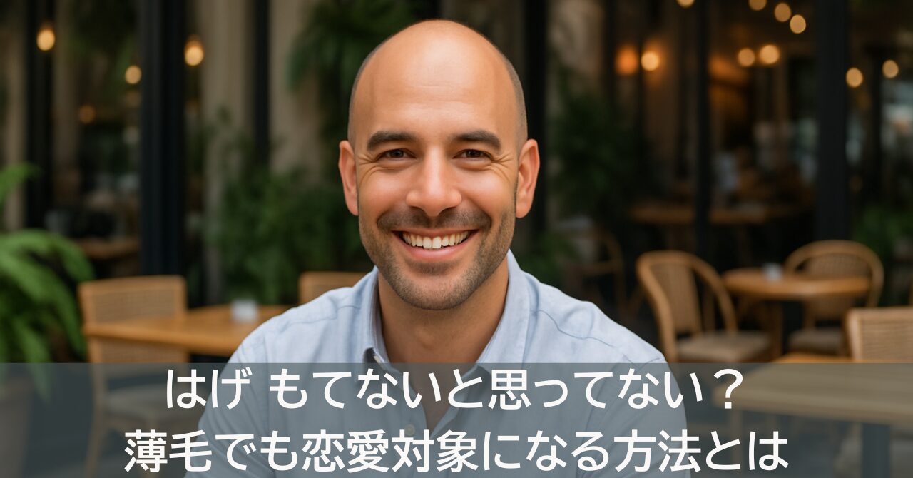 はげ もてないと思ってない？薄毛でも恋愛対象になる方法とは