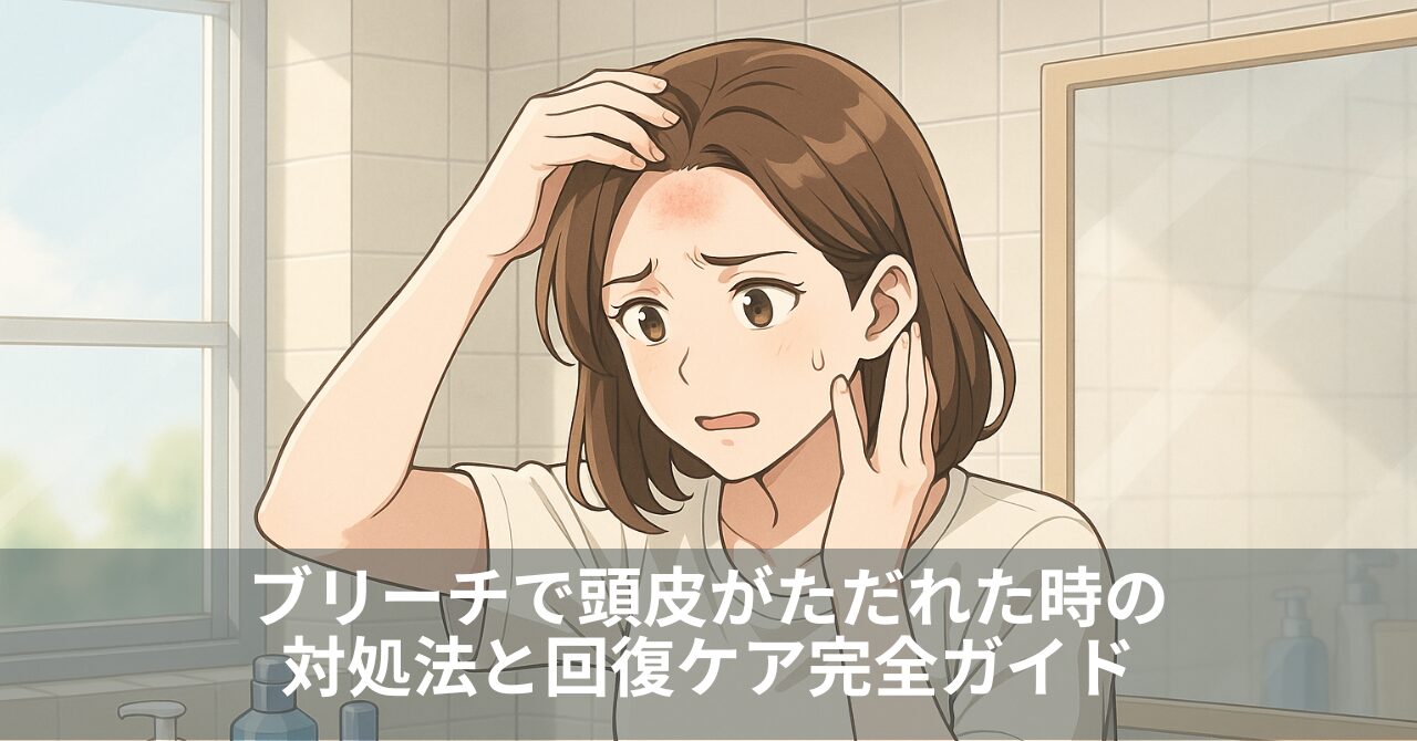 ブリーチで頭皮がただれた時の対処法と回復ケア完全ガイド