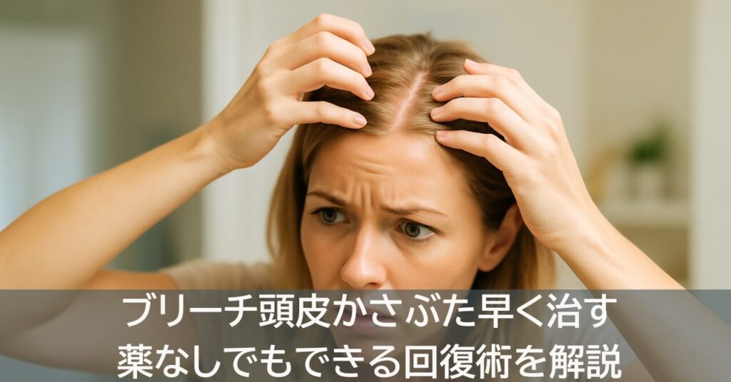 ブリーチ頭皮かさぶた早く治す｜薬なしでもできる回復術を解説