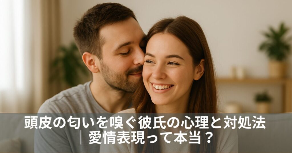 頭皮の匂いを嗅ぐ彼氏の心理と対処法｜愛情表現って本当？
