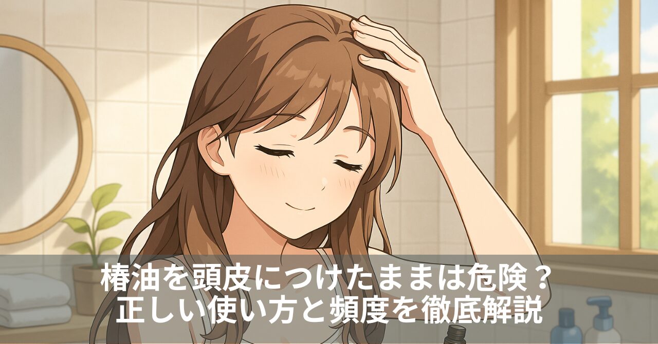 椿油を頭皮につけたままは危険？正しい使い方と頻度を徹底解説