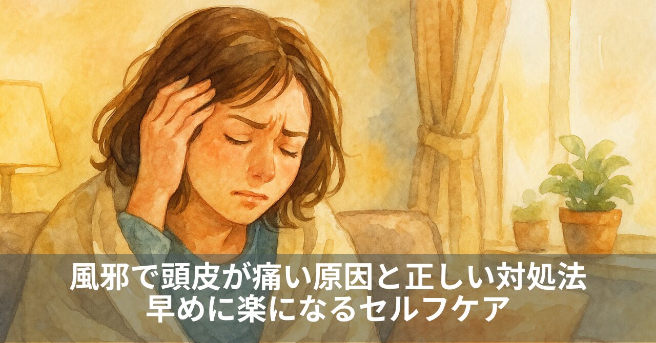 風邪で頭皮が痛い原因と正しい対処法｜早めに楽になるセルフケア