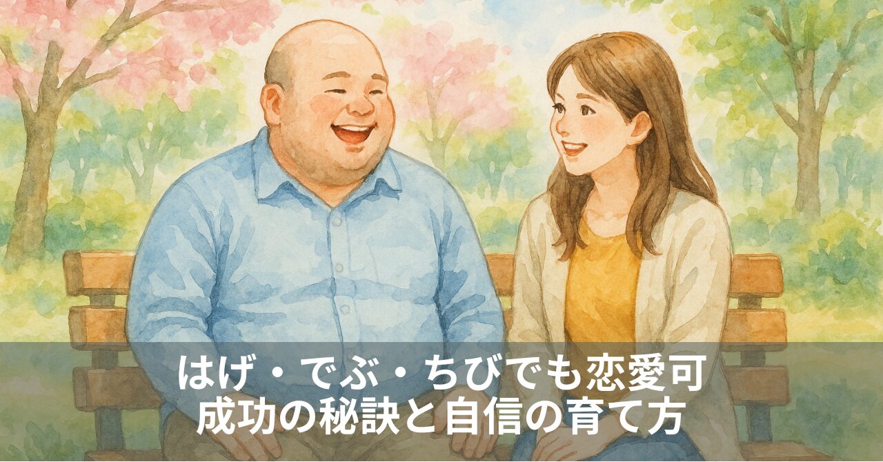 はげ・でぶ・ちびでも恋愛可｜成功の秘訣と自信の育て方