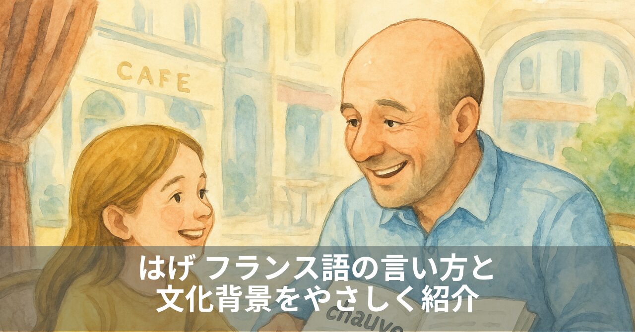はげ フランス語の言い方と文化背景をやさしく紹介