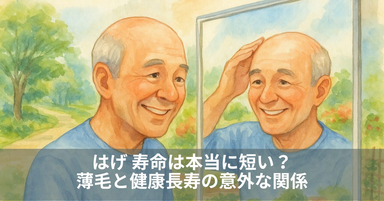 はげ 寿命は本当に短い？薄毛と健康長寿の意外な関係