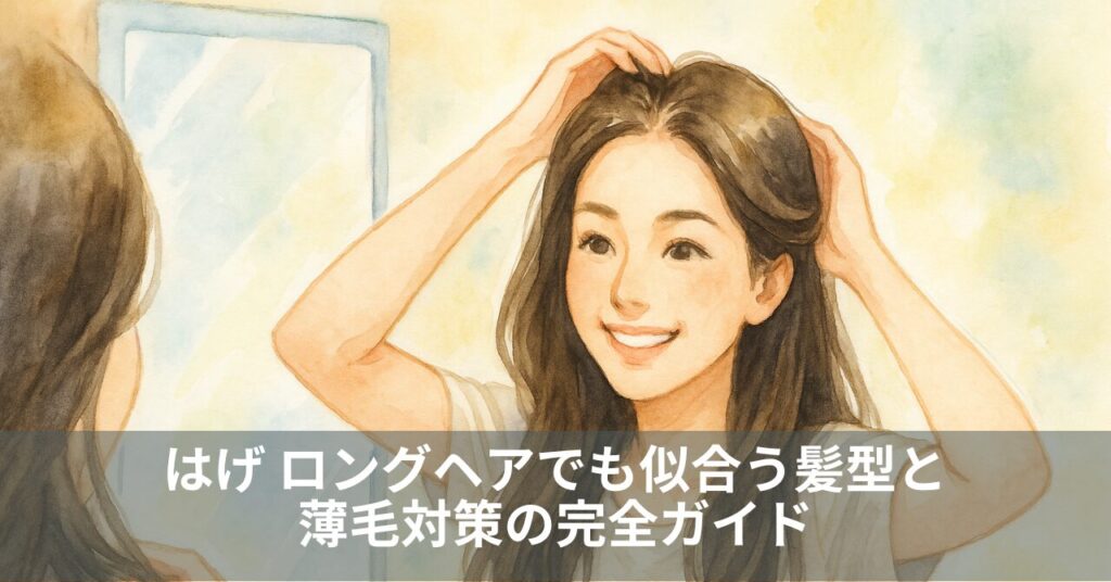 はげ ロングヘアでも似合う髪型と薄毛対策の完全ガイド