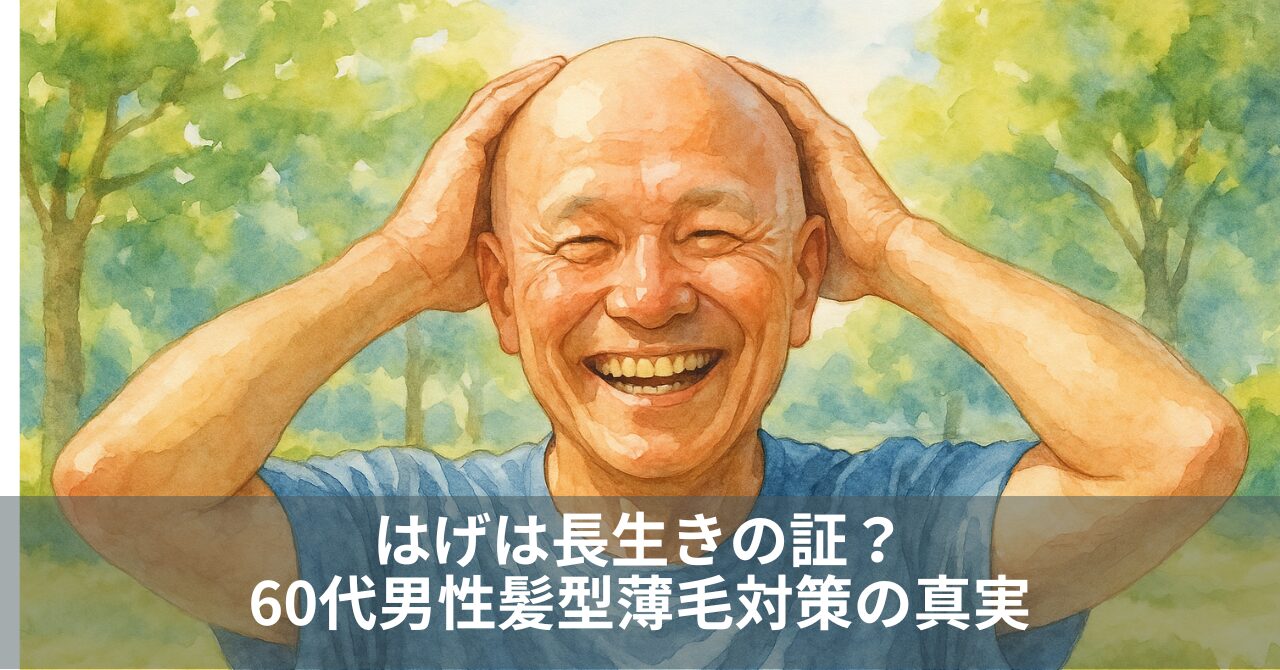 はげは長生きの証？60代男性髪型薄毛対策の真実
