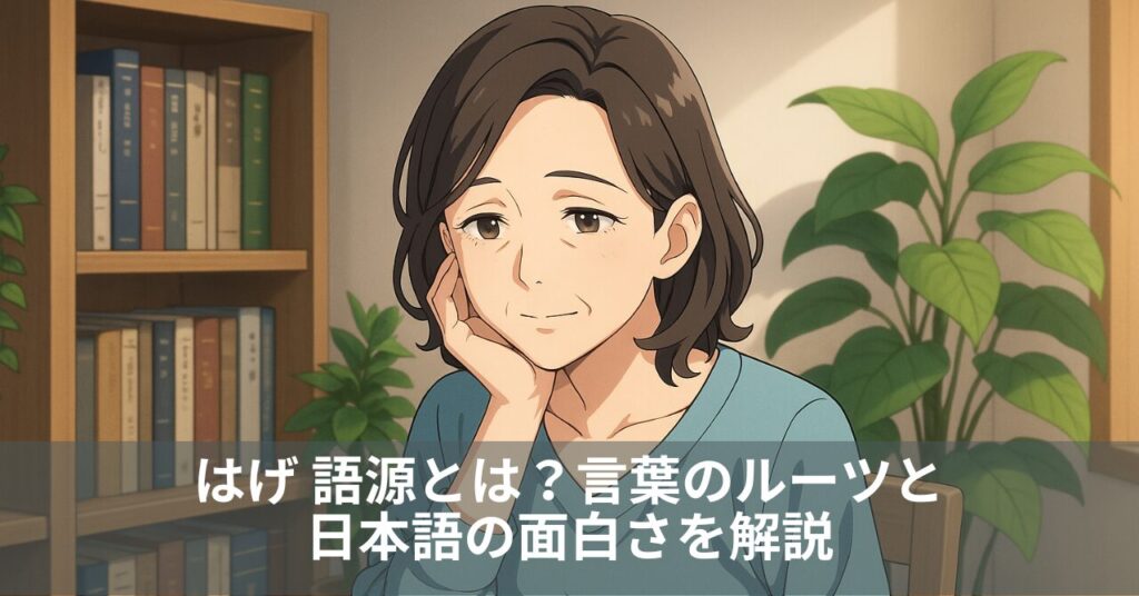 はげ 語源とは？言葉のルーツと日本語の面白さを解説
