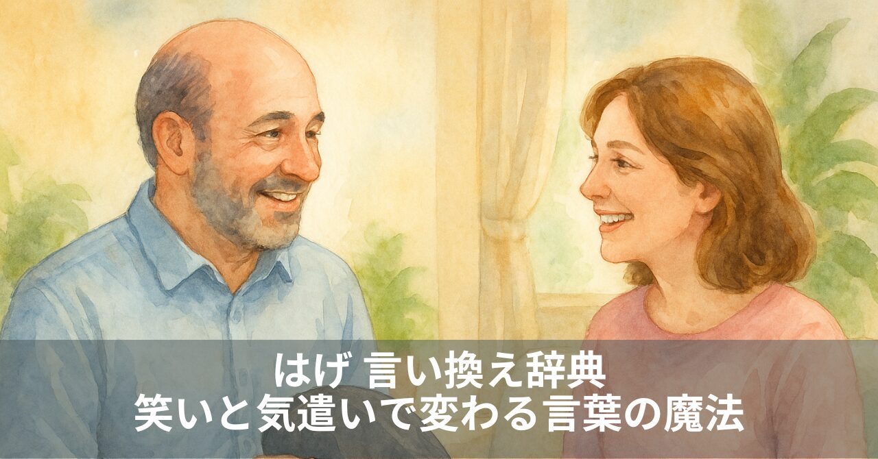 はげ 言い換え辞典｜笑いと気遣いで変わる言葉の魔法