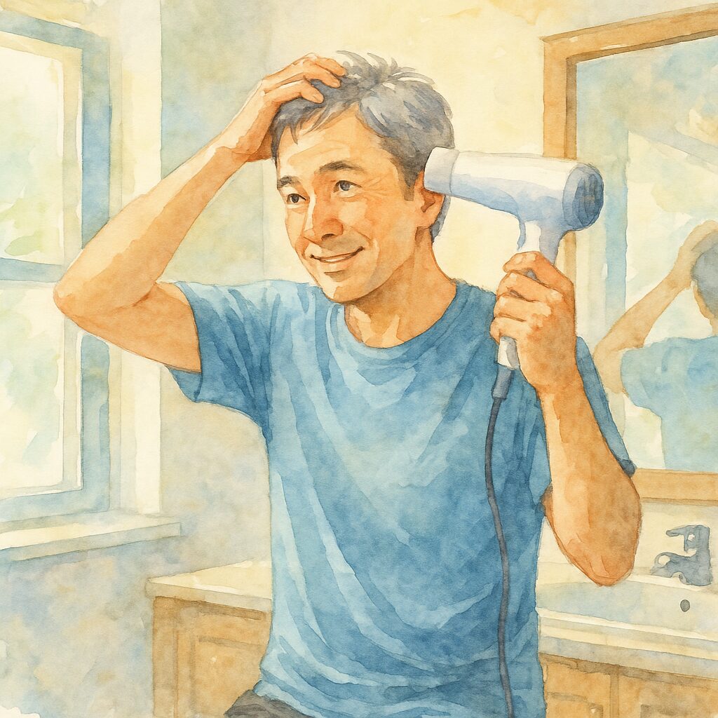 頭皮の光り方と健康状態の関係性