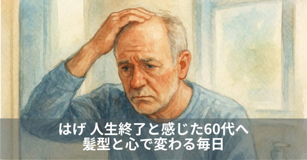 はげ 人生終了と感じた60代へ｜髪型と心で変わる毎日