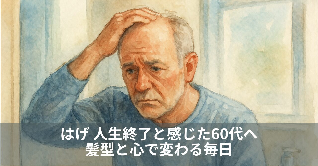 はげ 人生終了と感じた60代へ｜髪型と心で変わる毎日