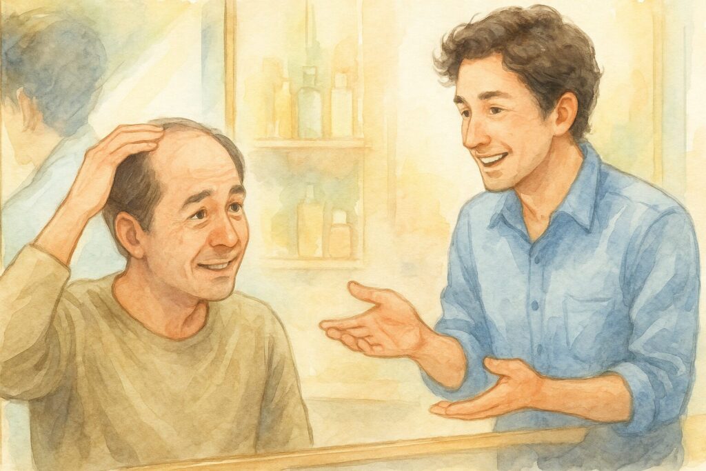M字ハゲにセンターパートはNG?適した髪型の選び方
