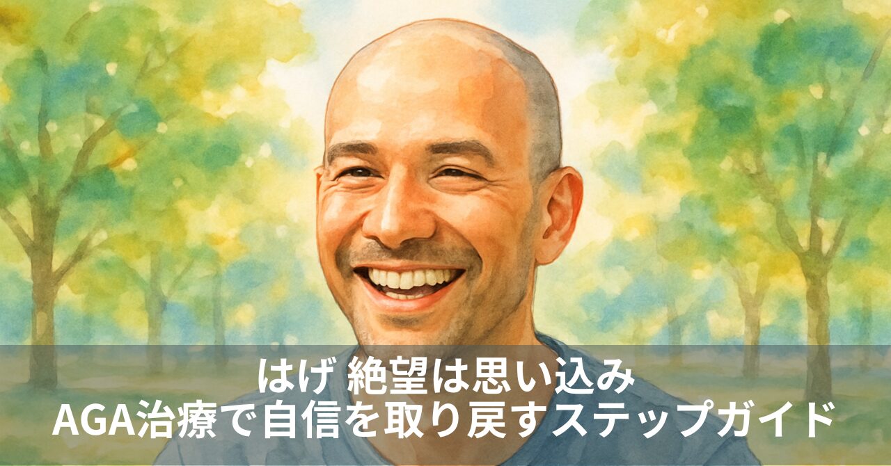 はげ 絶望は思い込み｜AGA治療で自信を取り戻すステップガイド