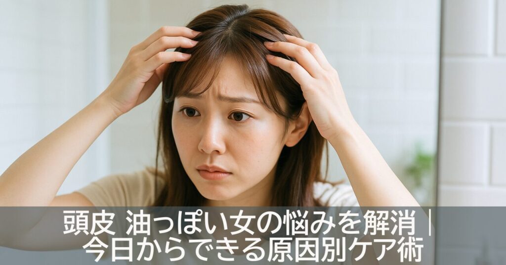 頭皮 油っぽい女の悩みを解消｜今日からできる原因別ケア術
