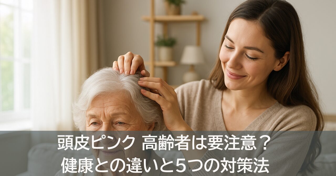 頭皮ピンク 高齢者は要注意？健康との違いと5つの対策法