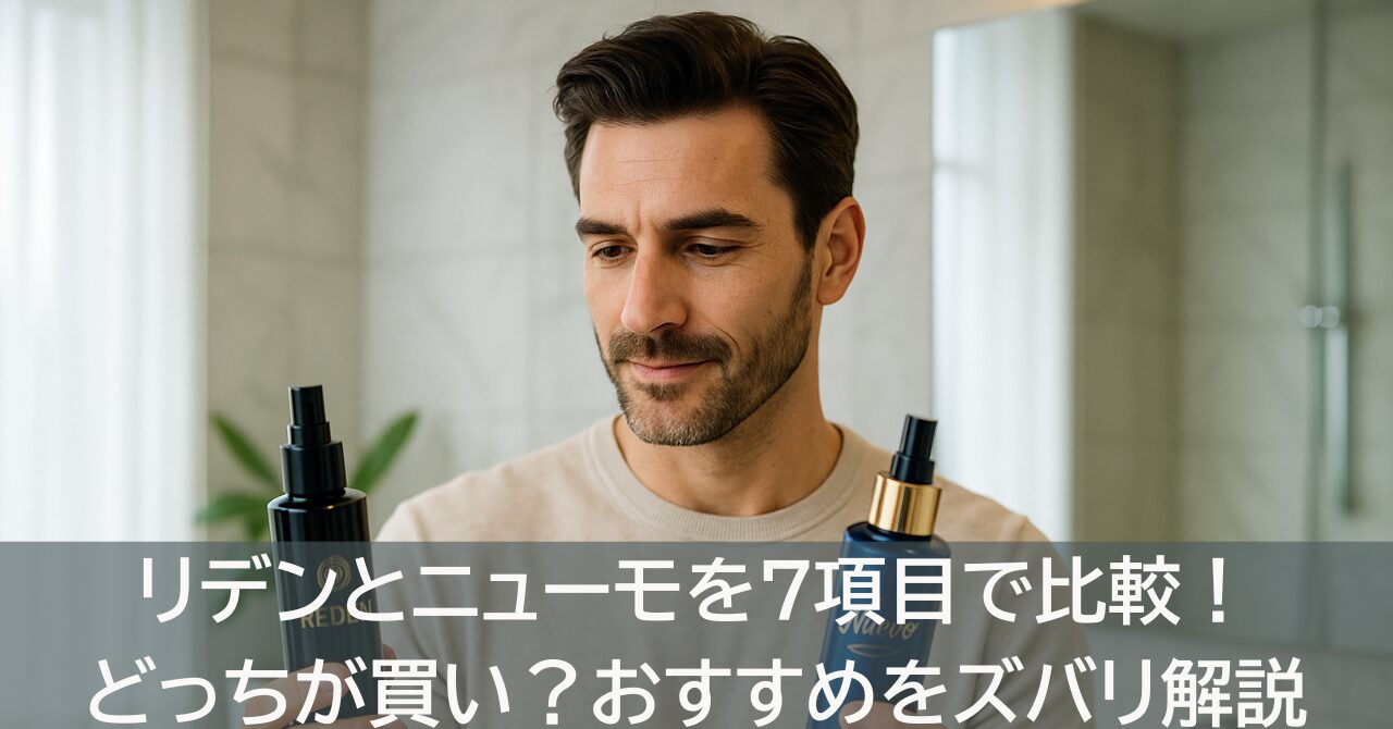 リデンとニューモを7項目で比較！どっちが買い？おすすめをズバリ解説