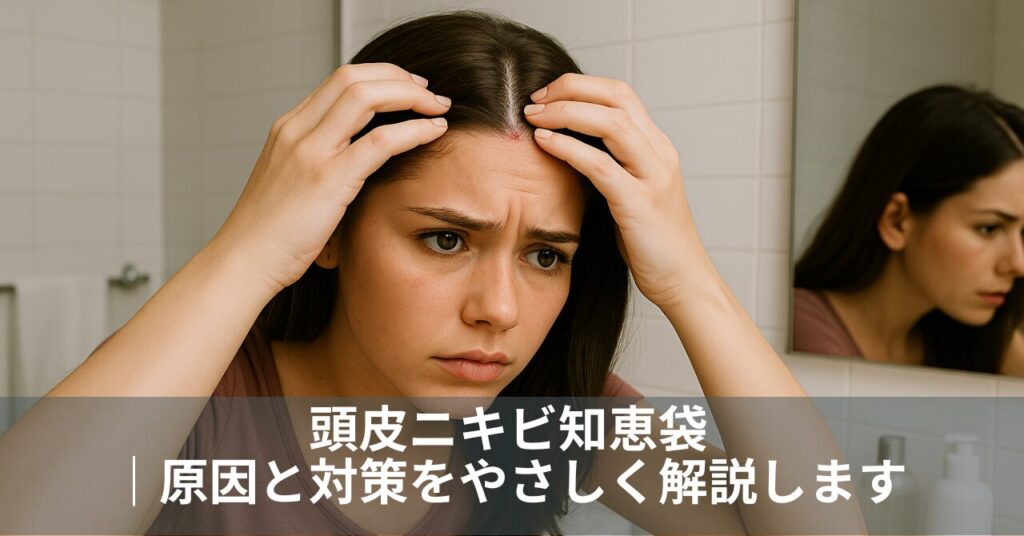 頭皮ニキビ知恵袋｜原因と対策をやさしく解説します