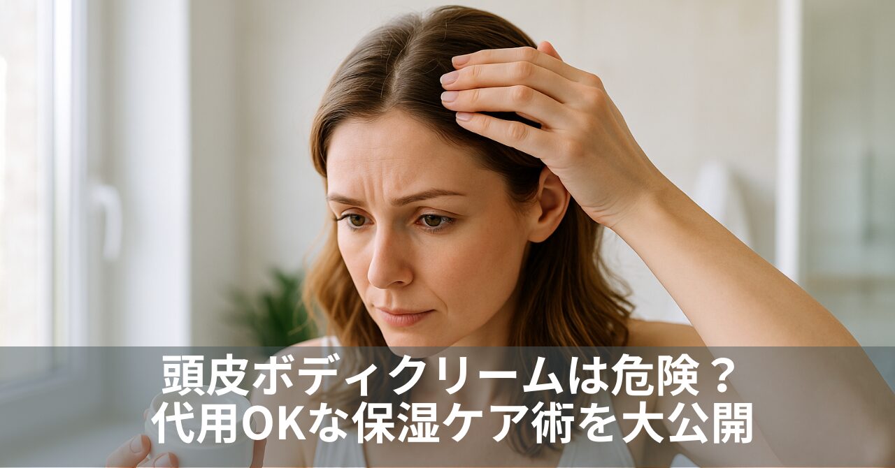 頭皮ボディクリームは危険？代用OKな保湿ケア術を大公開