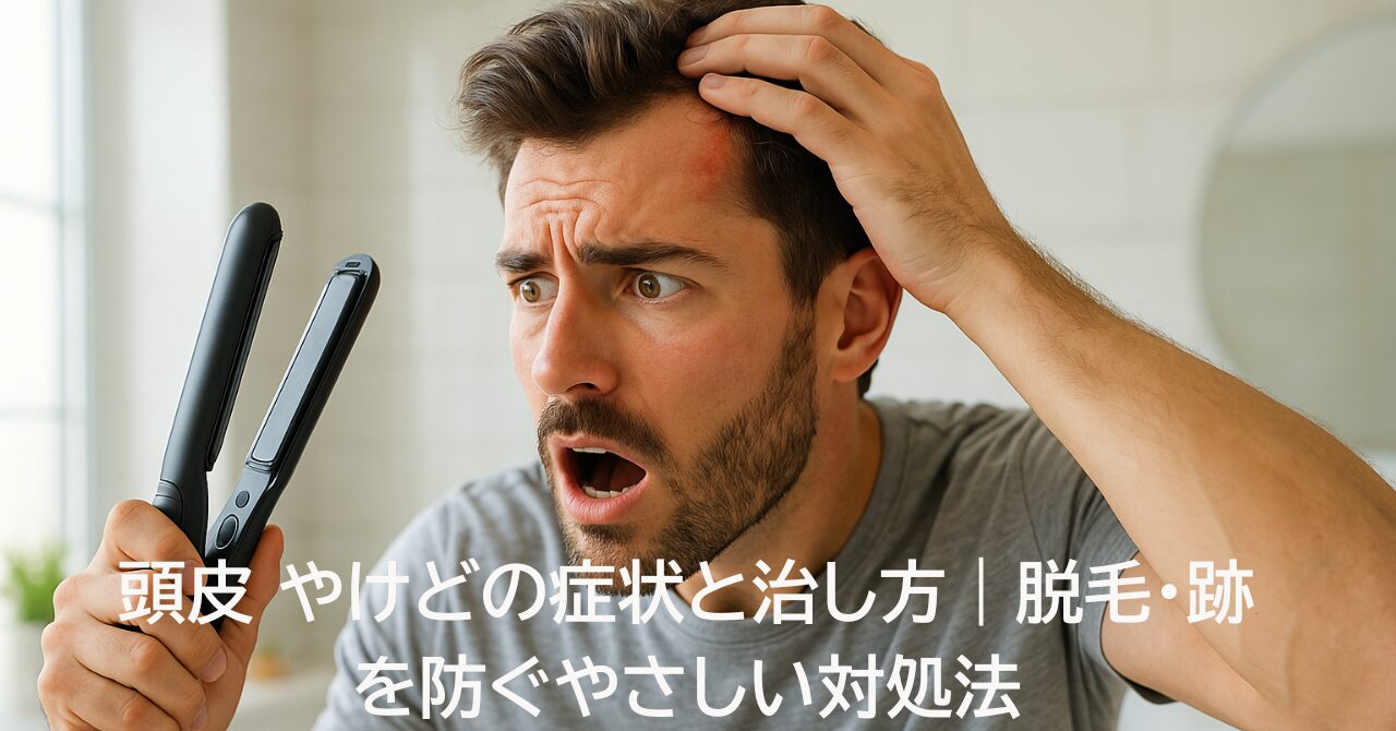 頭皮 やけどの症状と治し方｜脱毛・跡を防ぐやさしい対処法