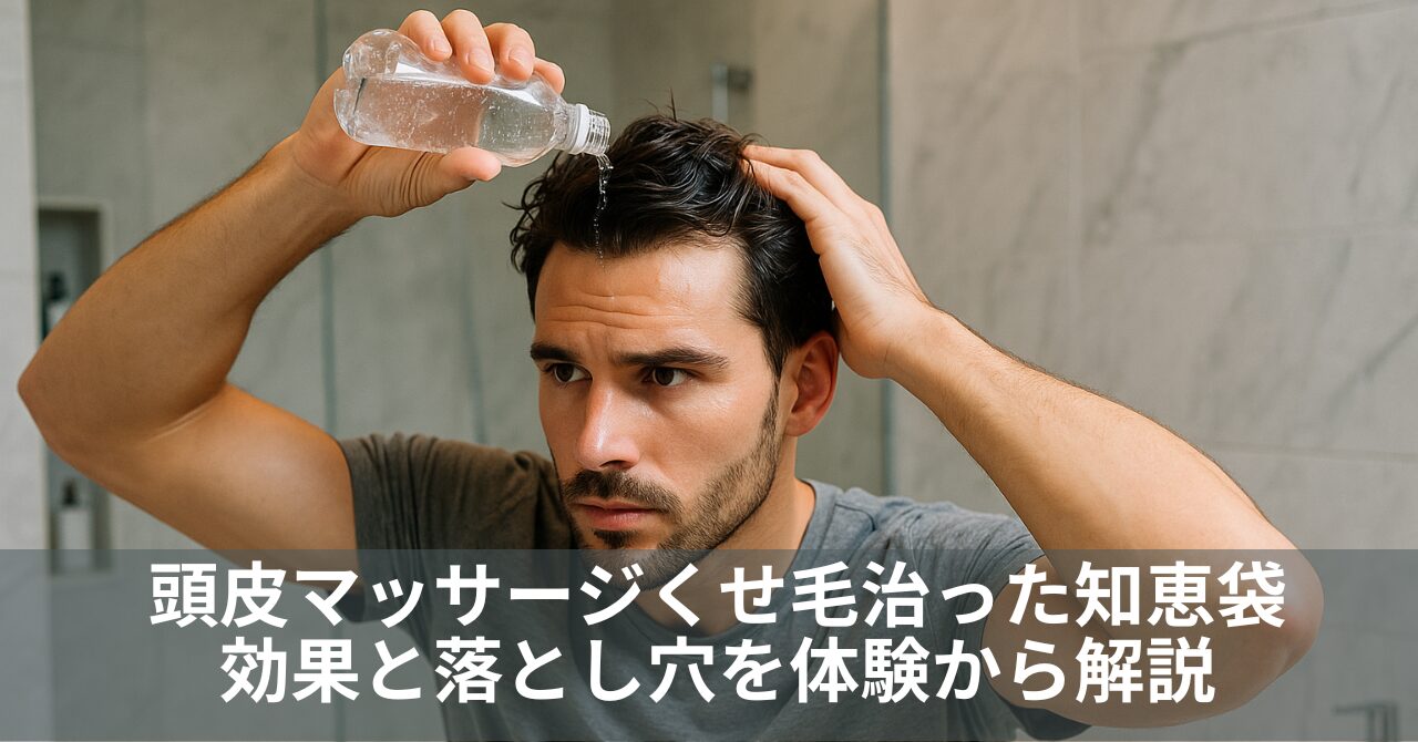 頭皮マッサージくせ毛治った知恵袋｜効果と落とし穴を体験から解説