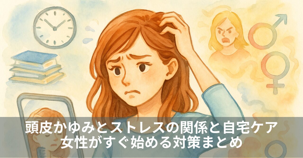 頭皮かゆみとストレスの関係と自宅ケア｜女性がすぐ始める対策まとめ