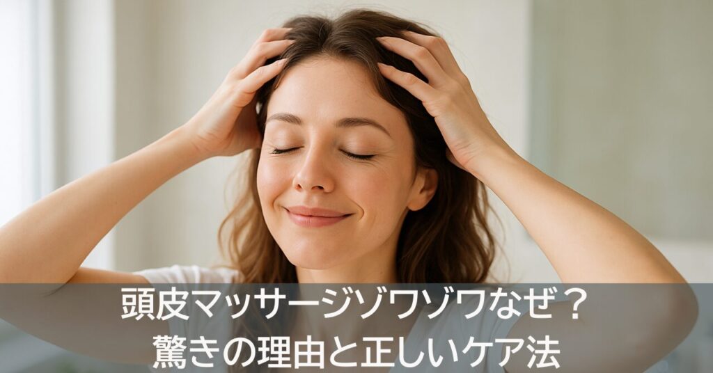 頭皮マッサージゾワゾワなぜ？驚きの理由と正しいケア法