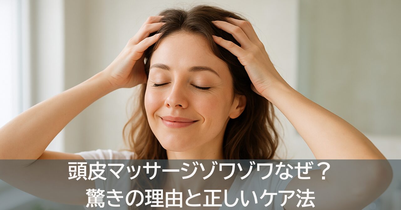 頭皮マッサージゾワゾワなぜ？驚きの理由と正しいケア法
