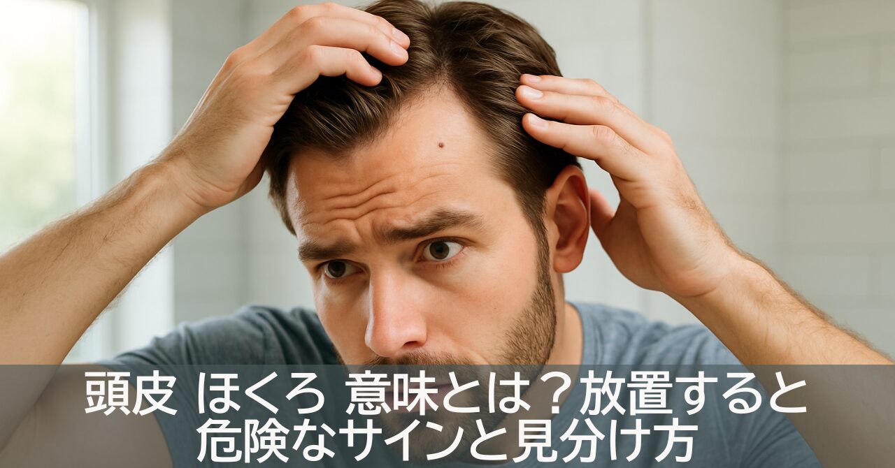 頭皮 ほくろ 意味とは？放置すると危険なサインと見分け方